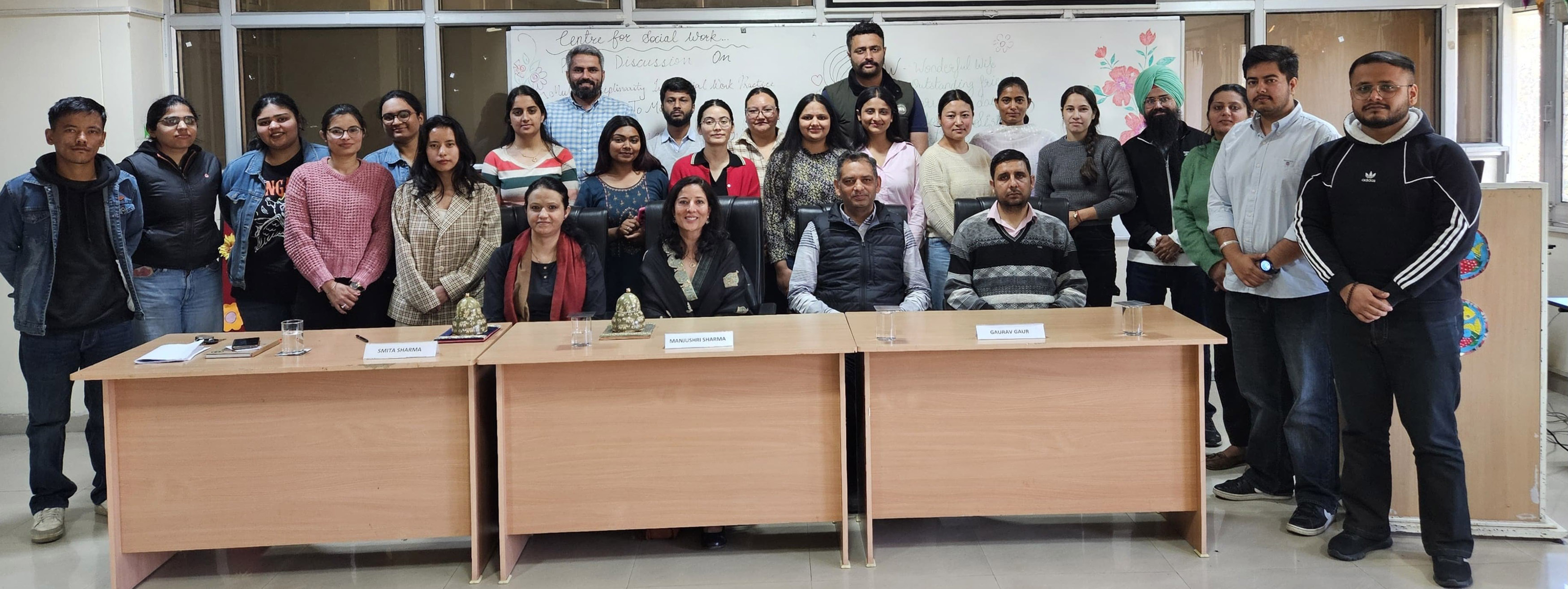 Panel Discussion on Multidisciplinarity in Social Work Practice at Panjab University, Chandigarh